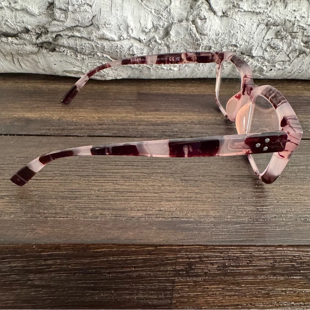 Pink & Brown Tortoiseshell Fashion Glasses PL 0 Strength NWOT